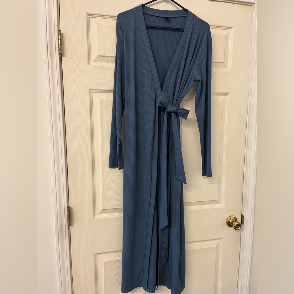 Blue Wrap dress size medium